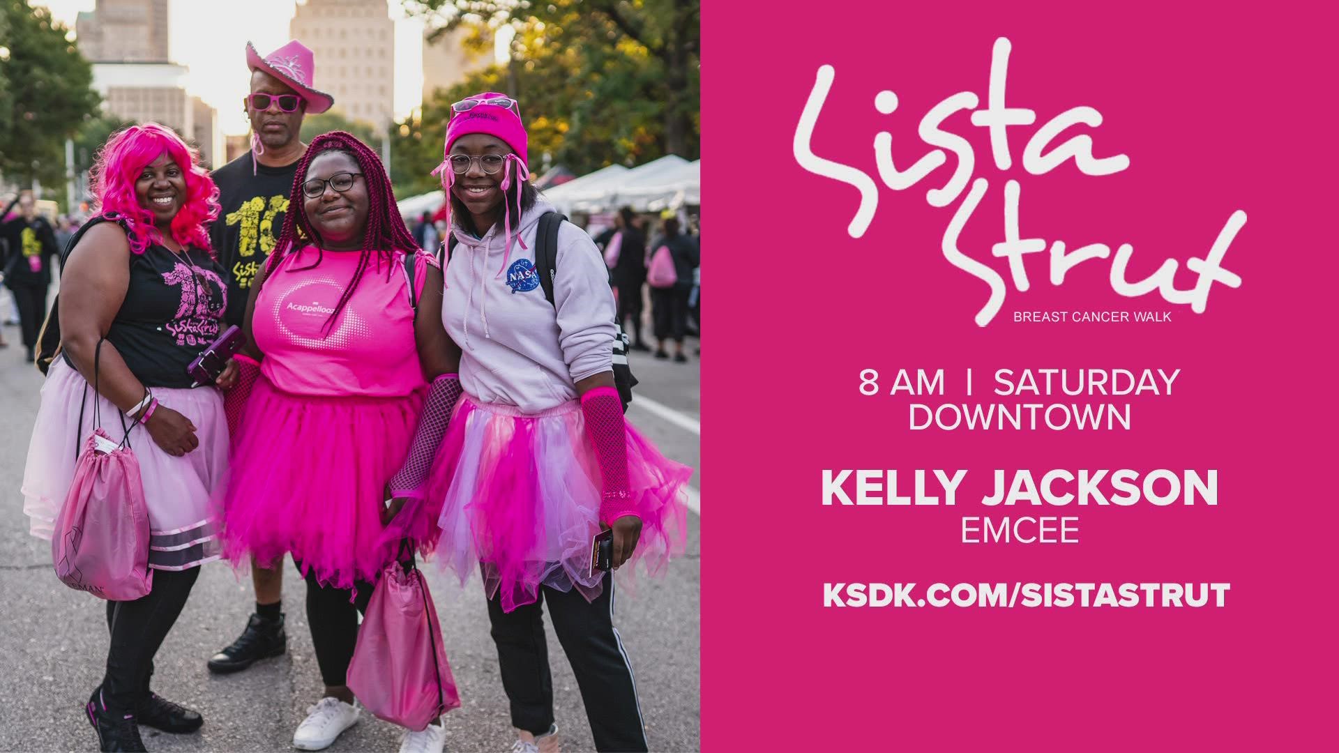 2022 marks 13 years of Sista Strut in St. Louis. 5 On Your Side's Kelly Jackson is emceeing the 3k walk and parade this weekend.
