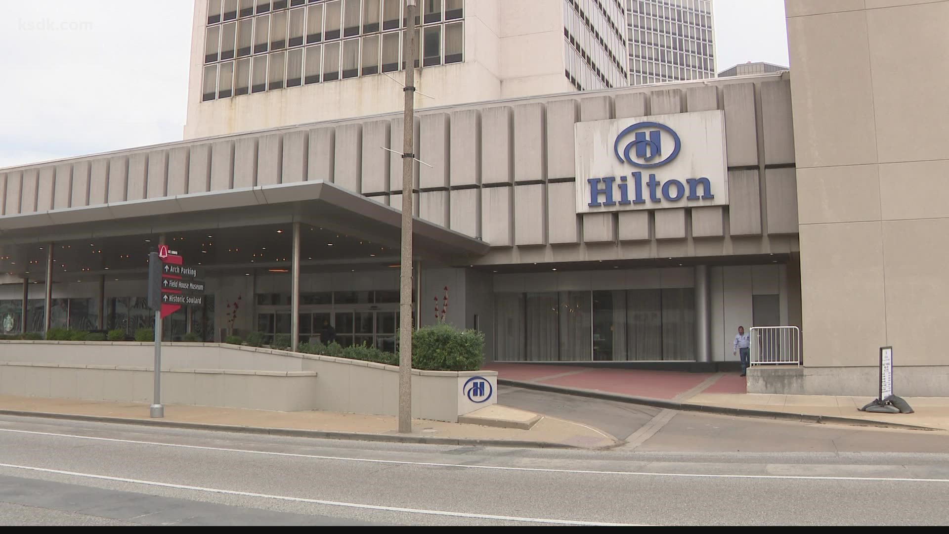 The incidents were reported to police early Sunday morning at the Ballpark Hilton parking garage. St. Louis police know of at least 29 vehicles that were damaged.