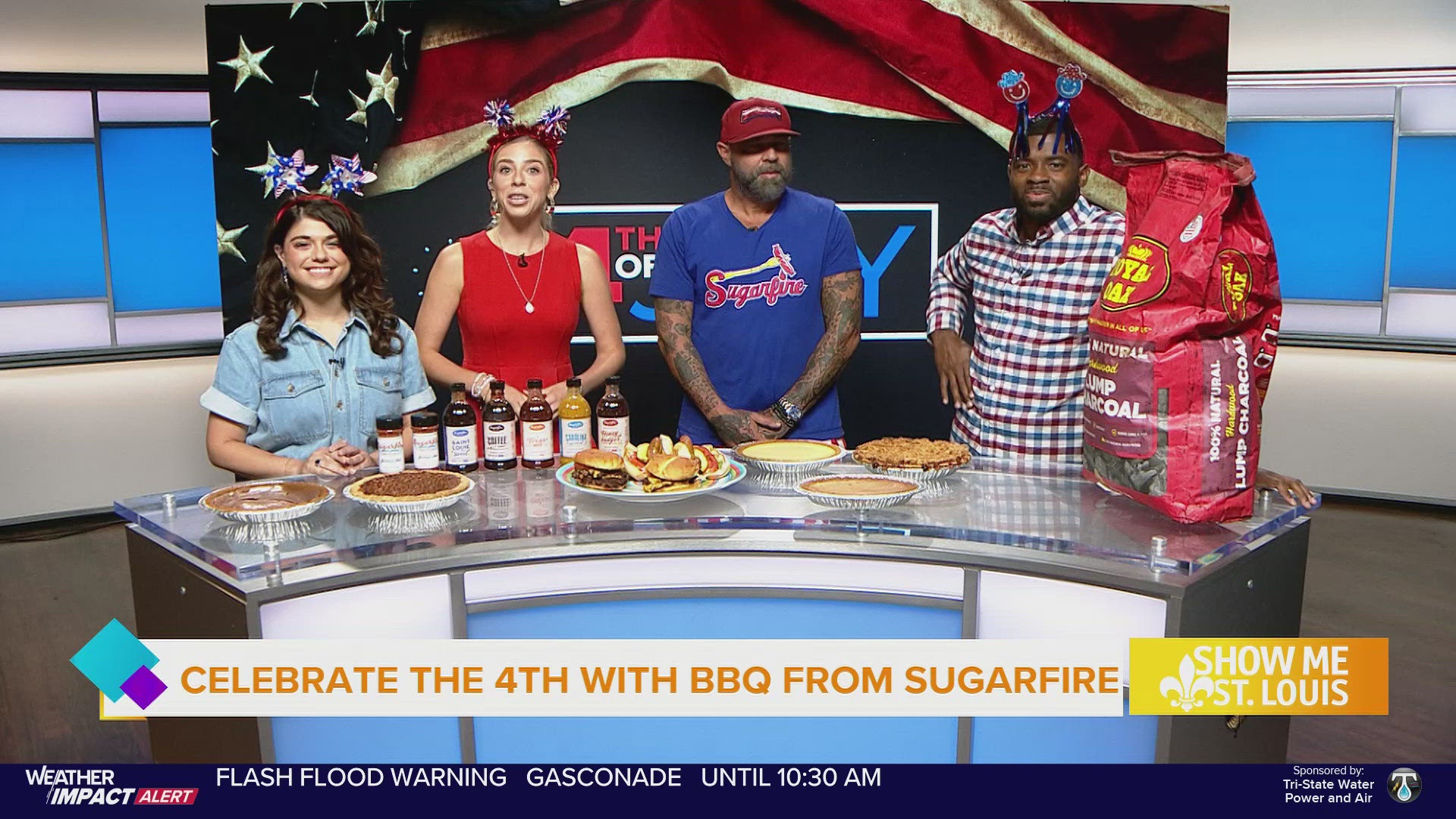 It's a party in the Show Me Studio! Chef Mike Johnson from Sugarfire Smokehouse joined us live in the studio to share some grilling tips and their tasty burgers.