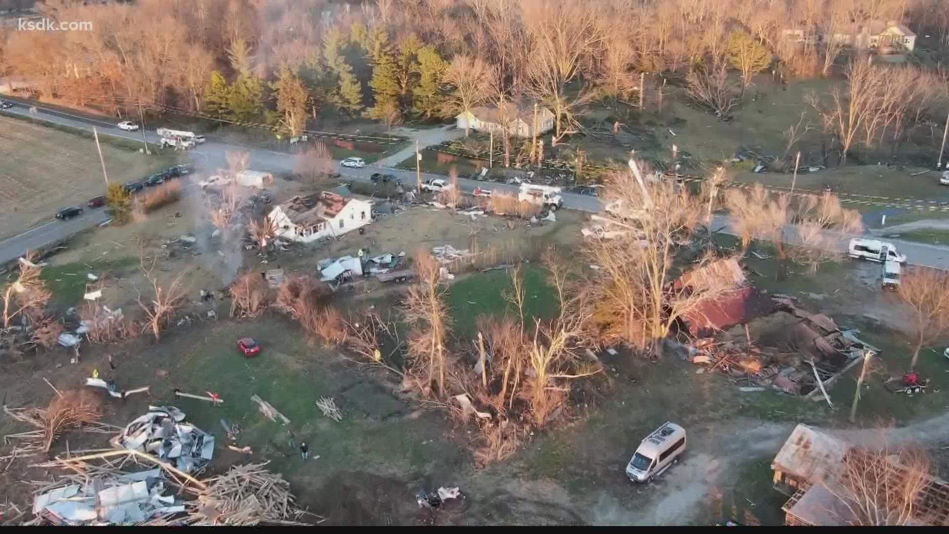 Dukes BBQ Shack in Wentzville hosted the event to help raise money for tornado victims in Defiance. St. Charles Co. officials said the storm caused $3.4M of damage.