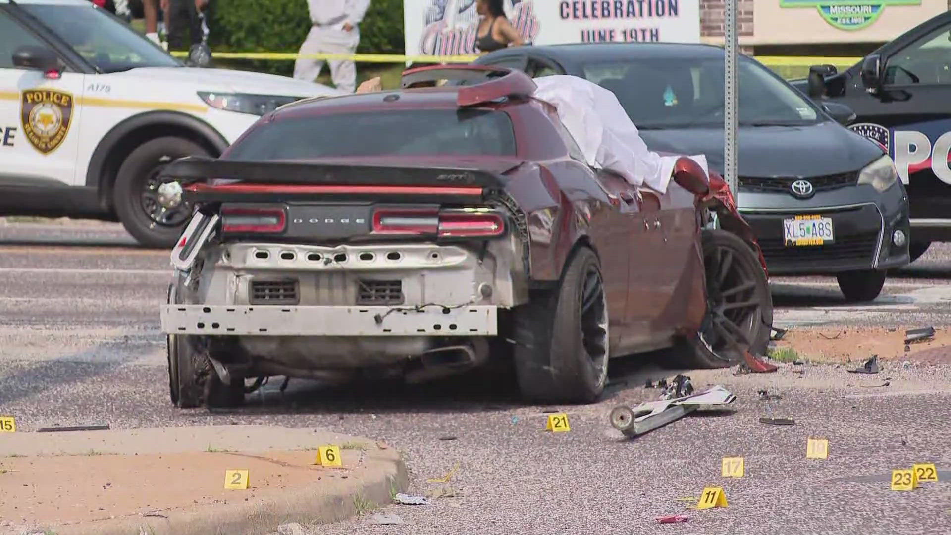 Car crash, fatal shooting in North County Tuesday afternoon | ksdk.com