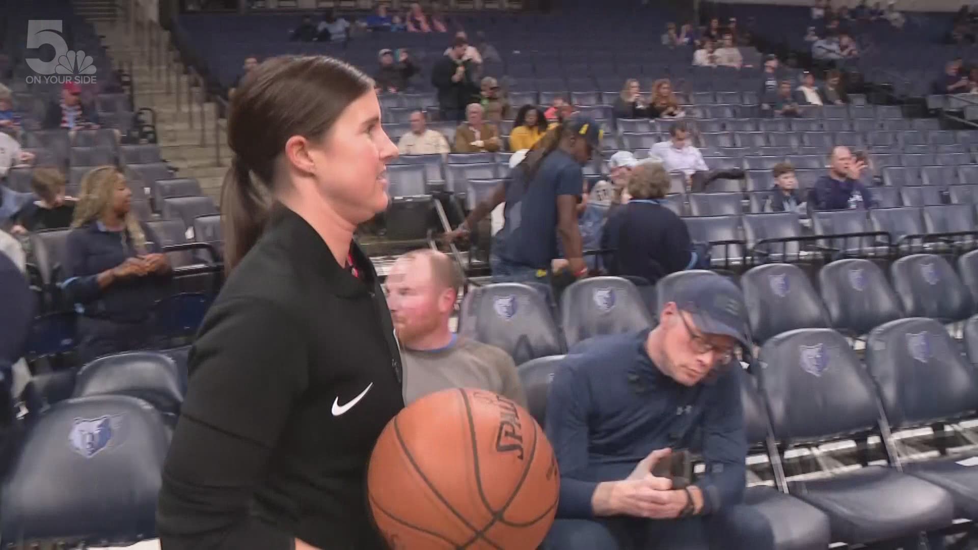 Natalie Sago’s journey from a small town in Missouri to the NBA as a referee has been a blur