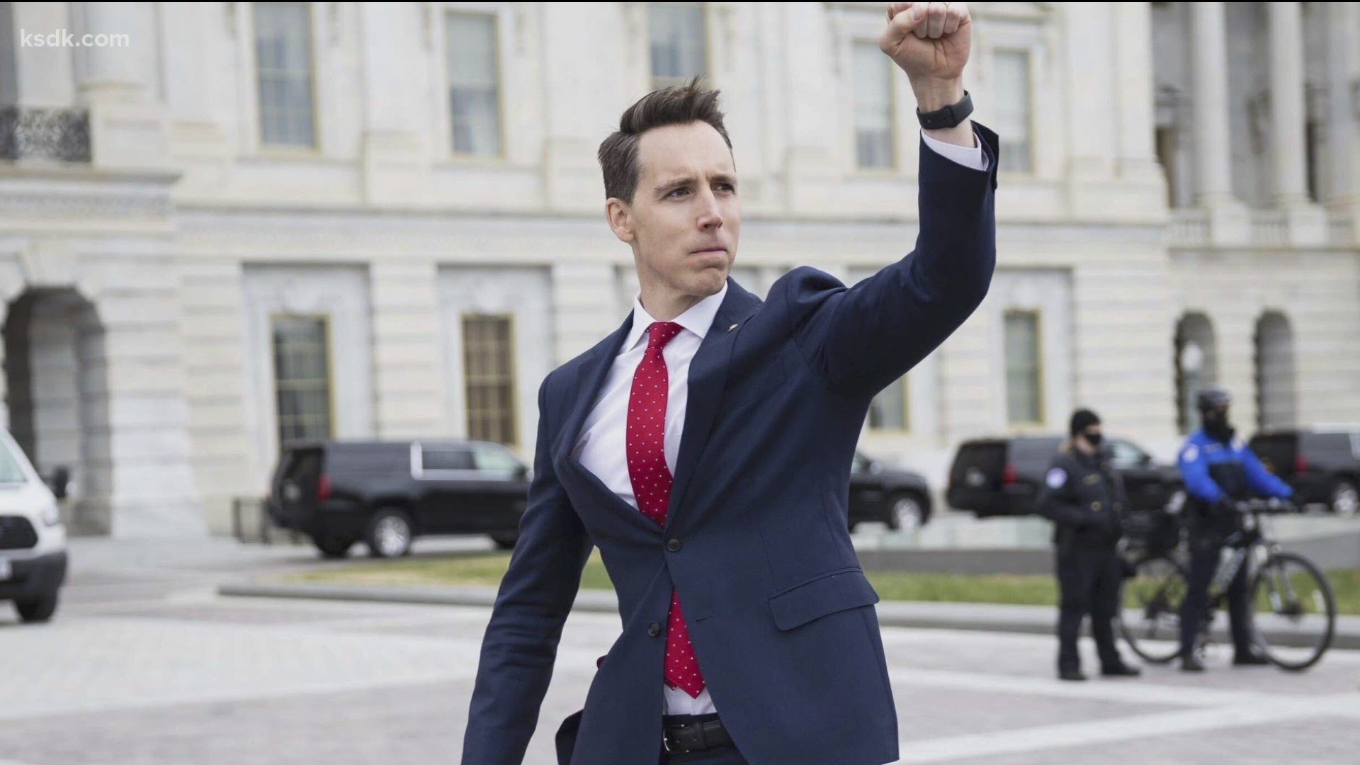 Hawley was the first senator to announce his objection. In the wake of the riot, it has a different meaning.