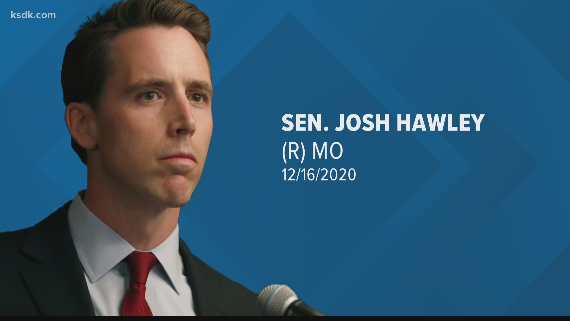 Josh Hawley has denied he said the election could be overturned on Jan. 6.