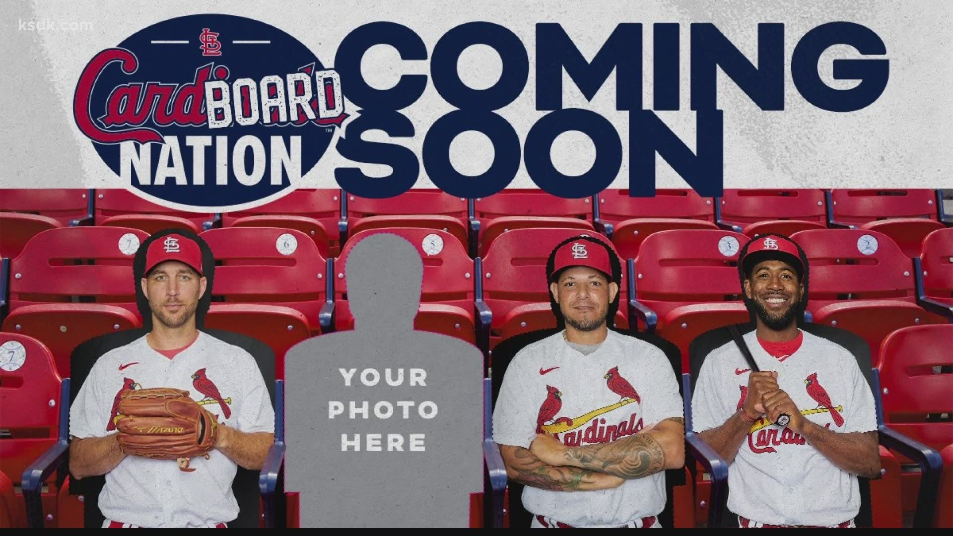 On Thursday, the Cardinals sent out a tweet saying they'll be placing cardboard cutouts in the stands at Busch Stadium "coming soon."