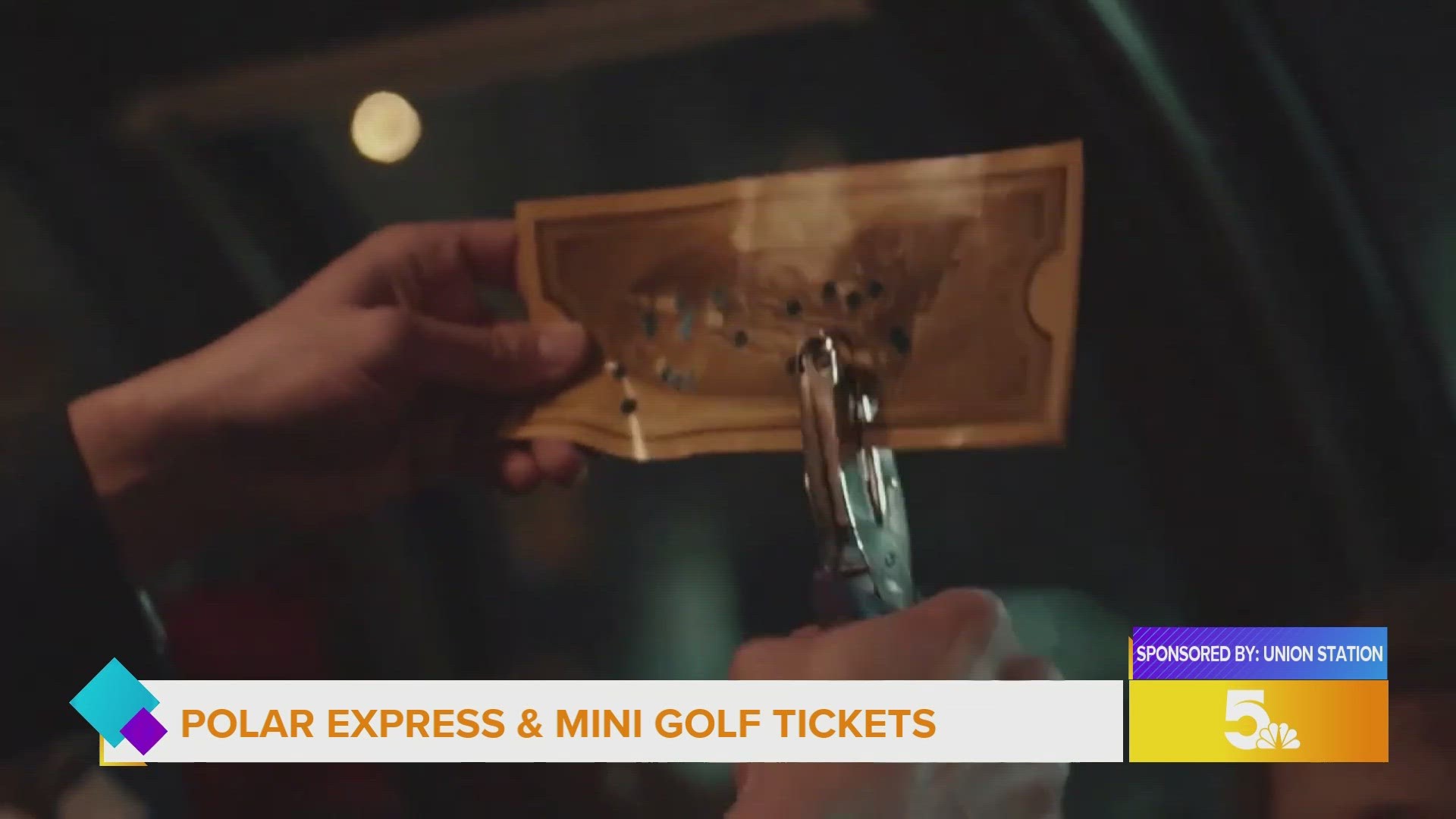 Enter for a chance to win tickets aboard the Polar Express and enjoy Mini Golf at Union Station.