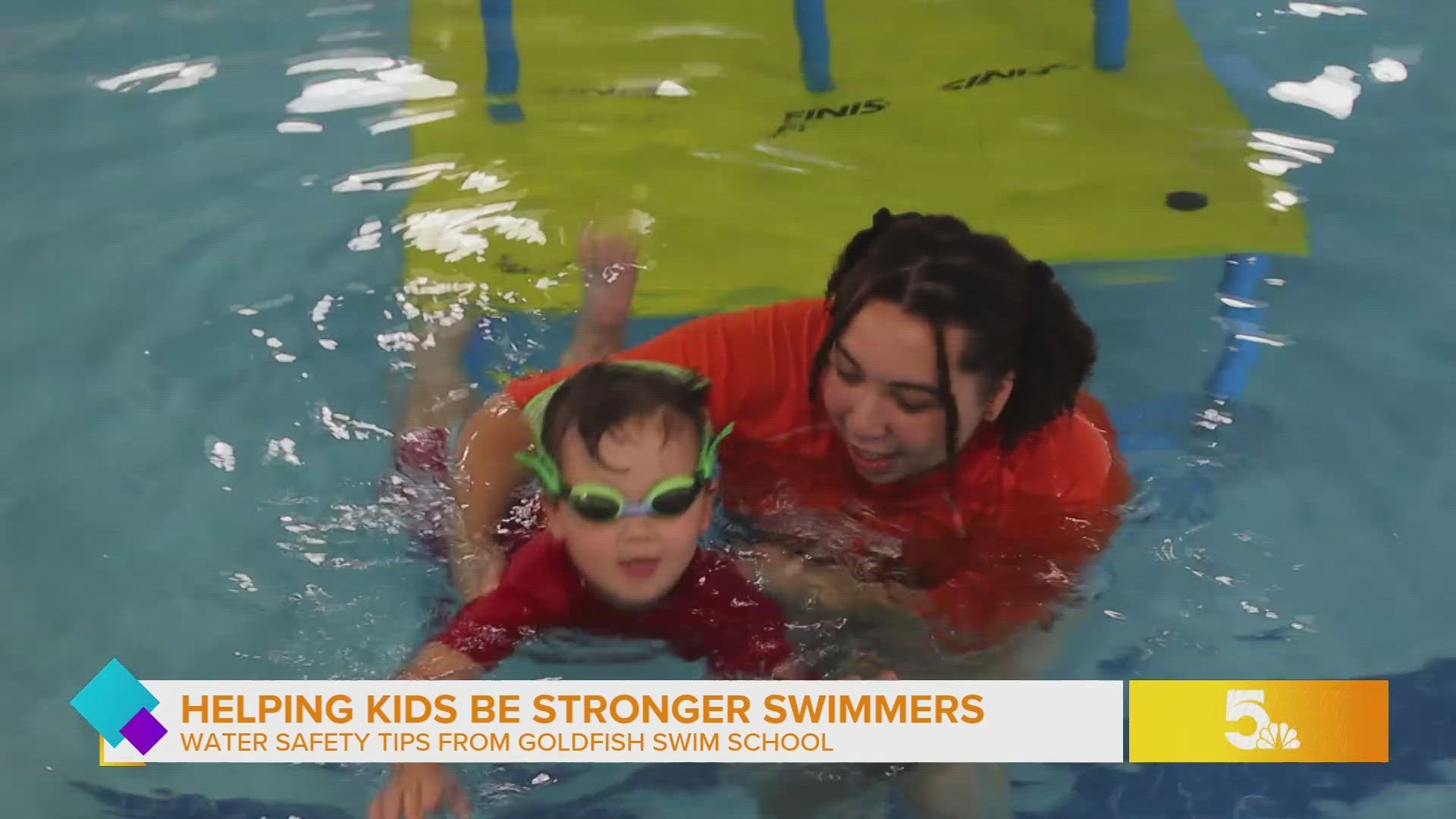 Goldfish provides indoor, year-round swim lessons to children ages 4 months to 12 years old