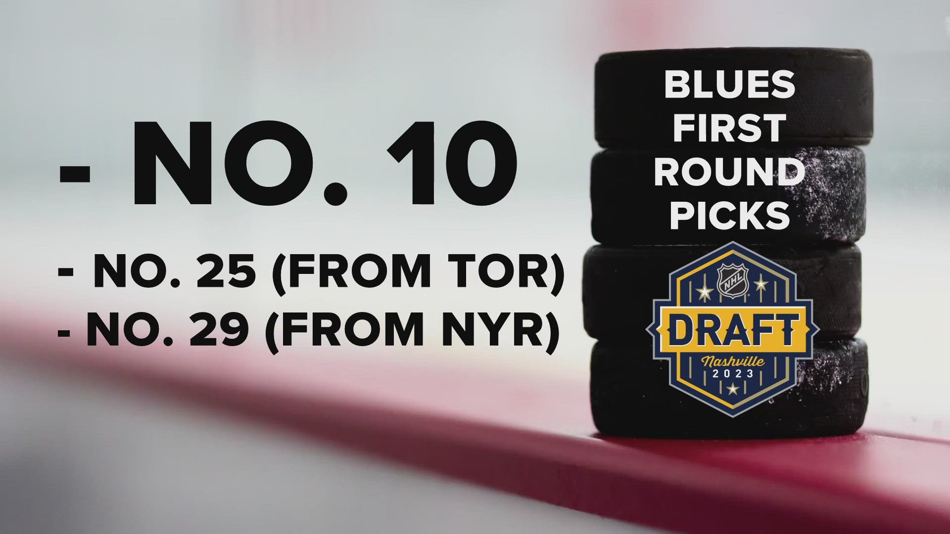 The St. Louis Blues will pick No. 10 overall at the 2023 NHL Draft. Doug Armstrong talks about the team's strategy and who they may draft.