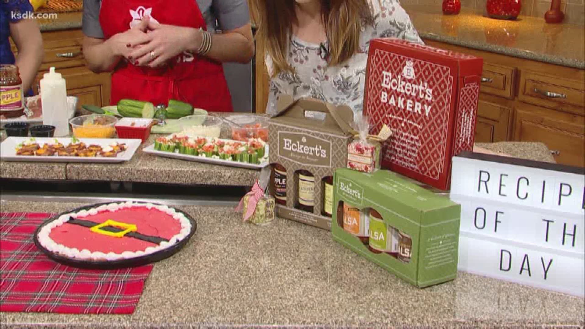 Angie Eckert of Eckert’s Farm shared three recipes for appetizers just in time for the holidays.