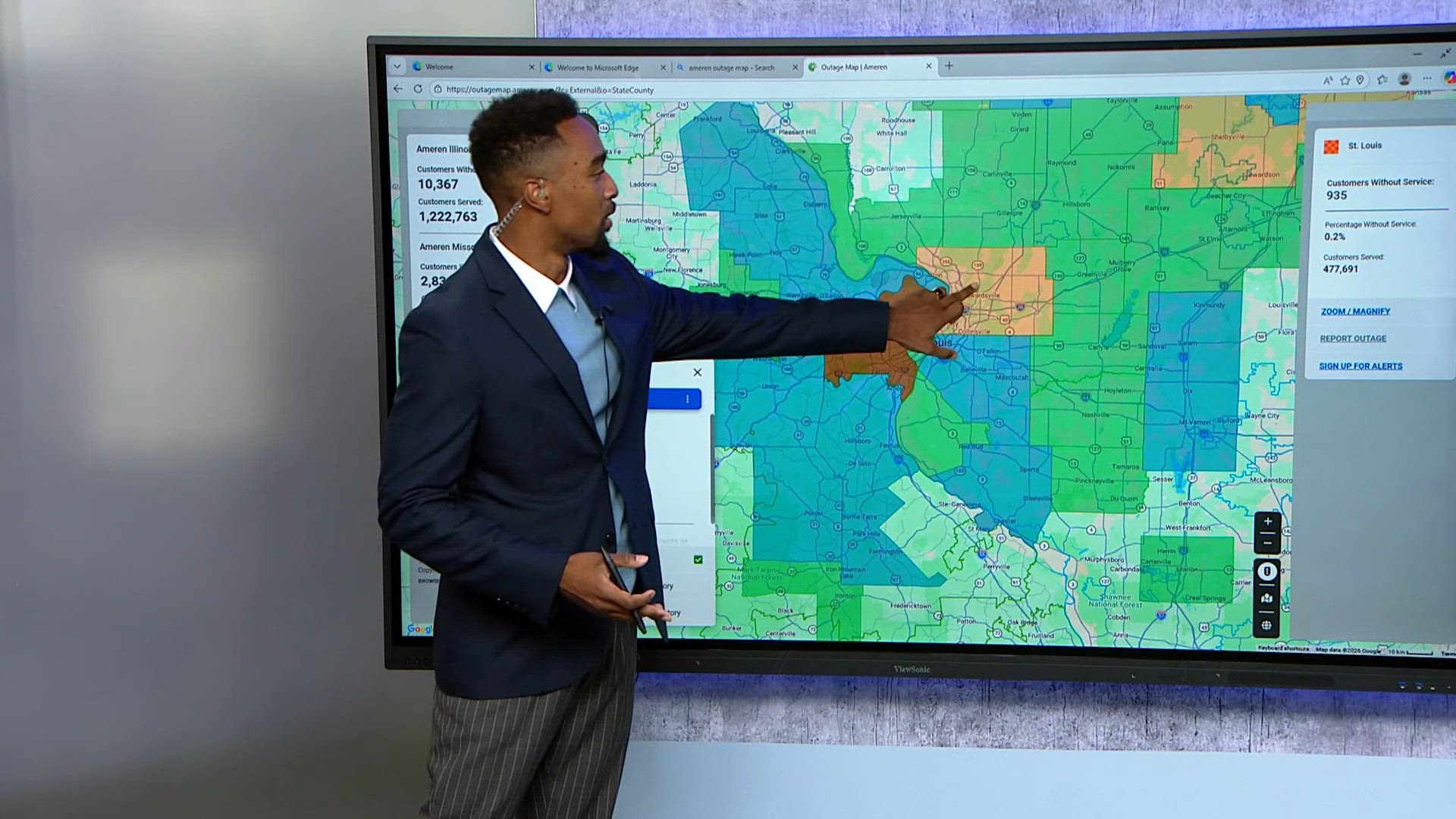 Weather Impact Alert: Severe storms move out of St. Louis area ...