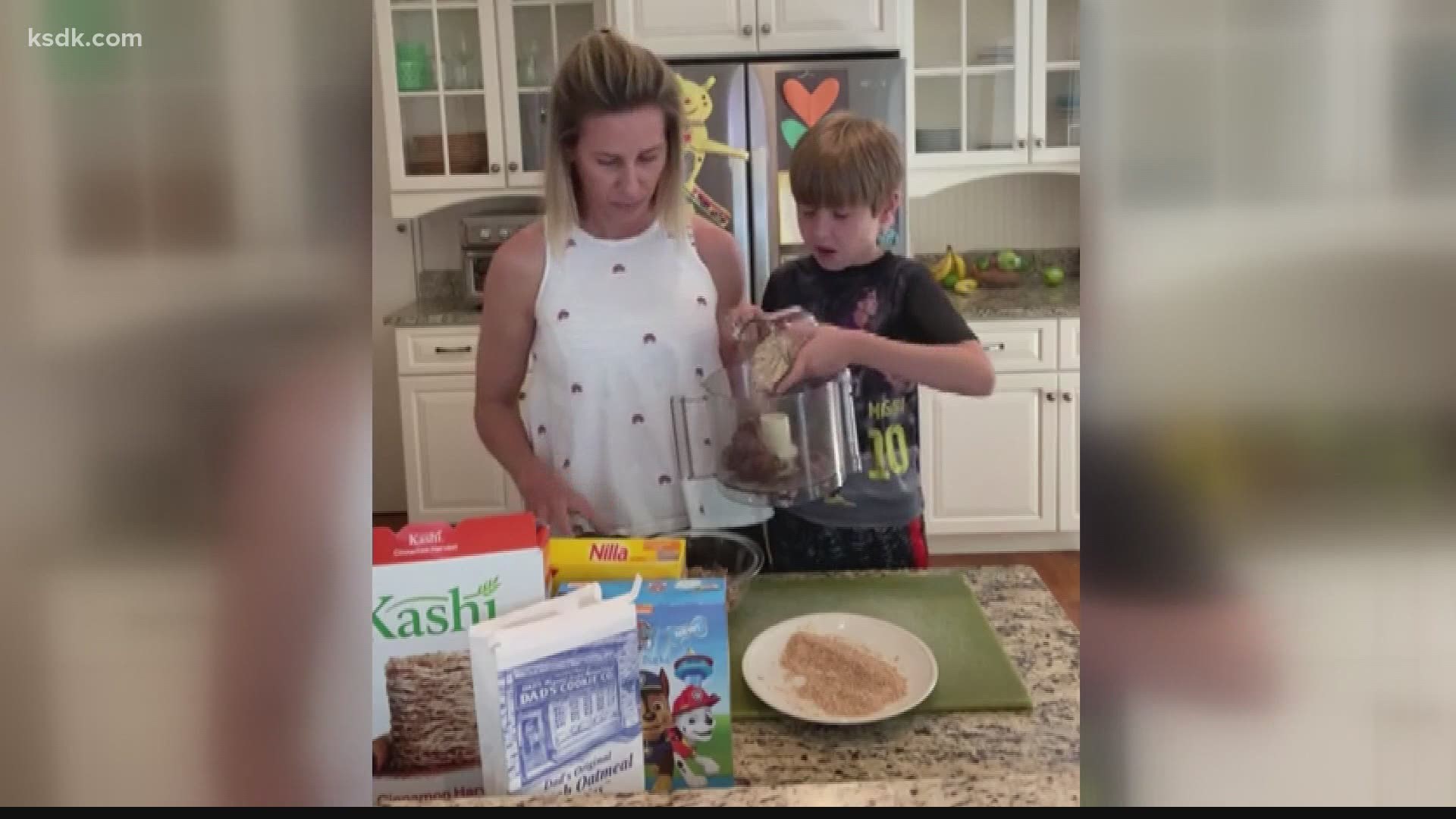 Jennifer McDaniel of McDaniel Nutrition Therapy and her son, Jack, share a quarantine snack recipe.