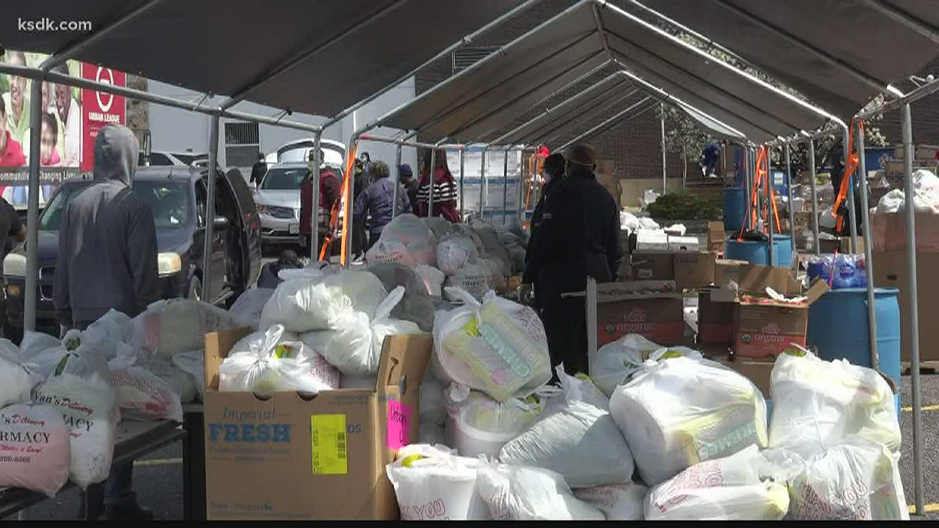 The event feeds hundreds of people in need and at previous food events, cars were lined up for hours.