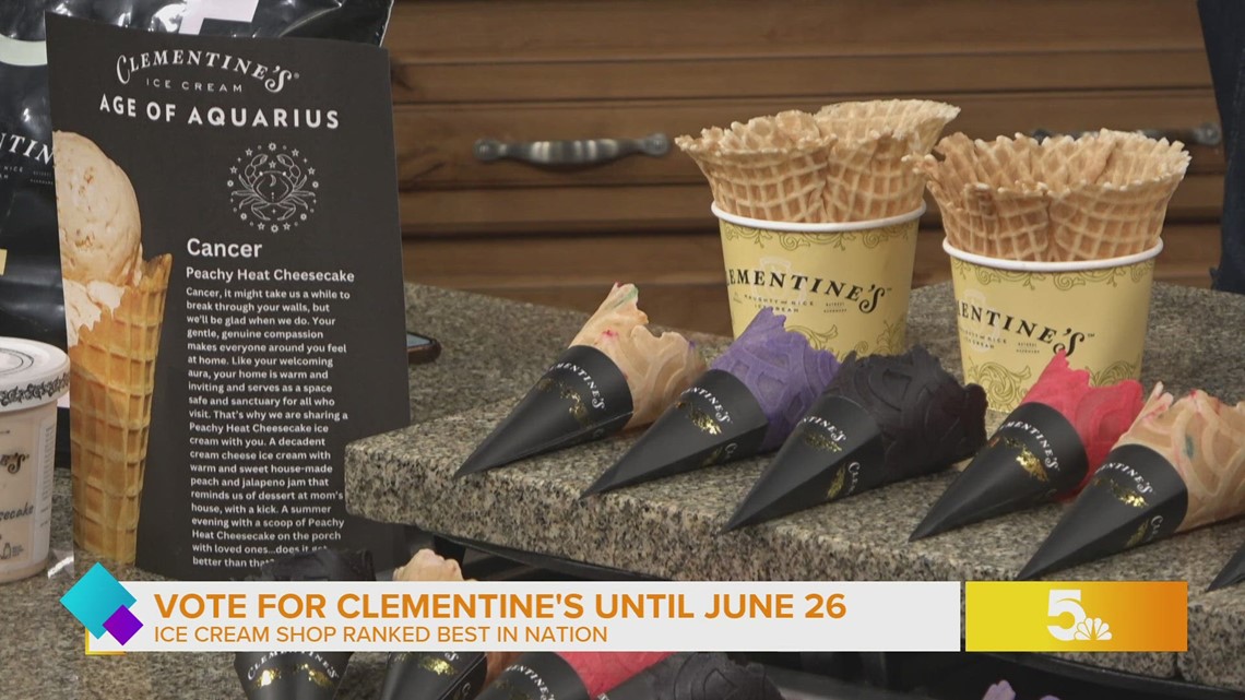 Clementine’s Creamery competing for best ice cream shop in the country