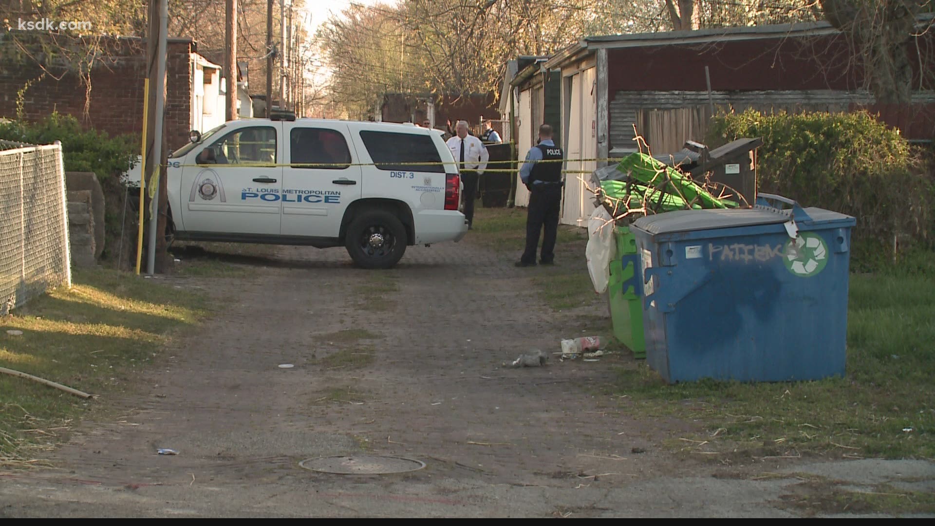 A man was found shot to death early Thursday in an alley on the south side of St. Louis, police there said.