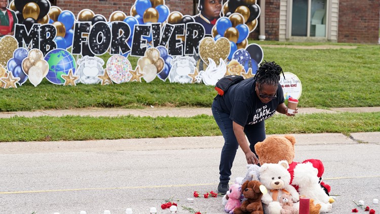 'Today is a heavy day': Protests and vigils mark the 7th anniversary of Michael Brown's death
