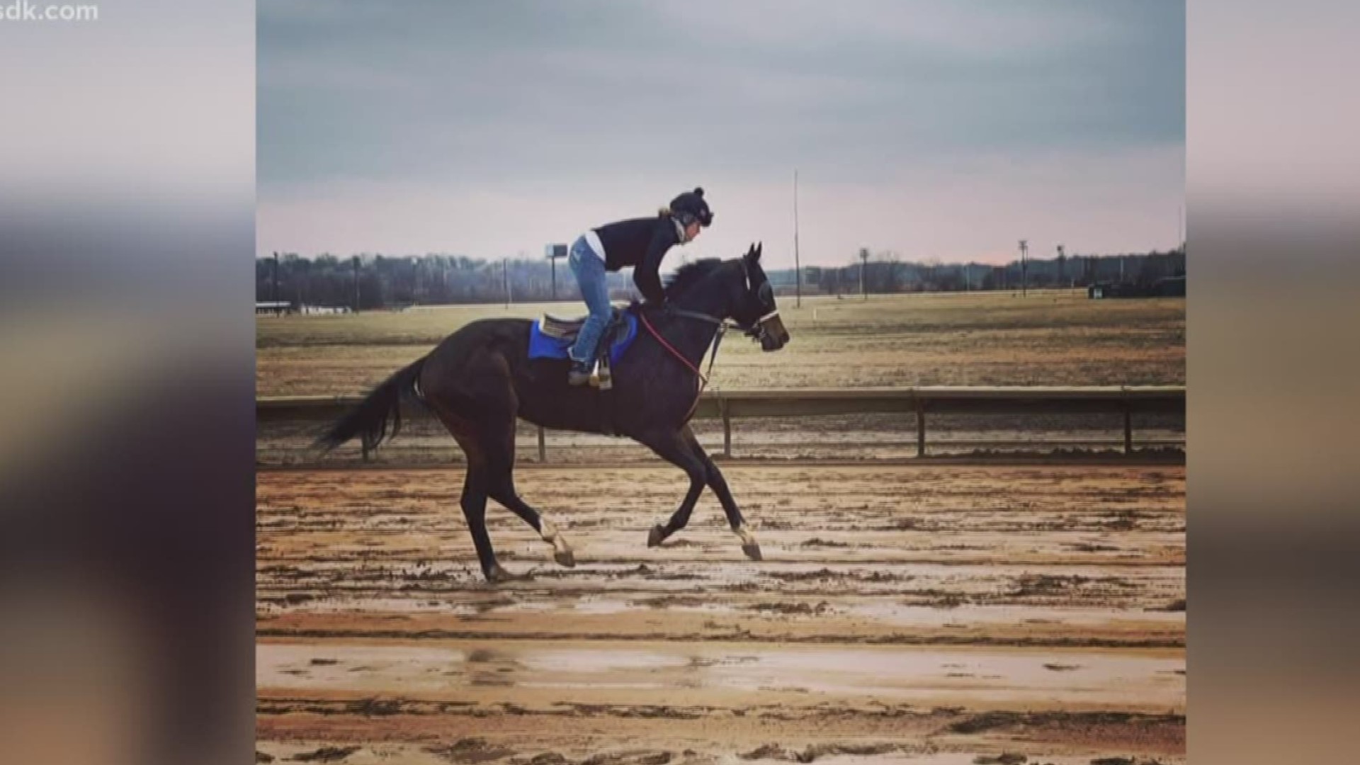 After suffering a broken leg, Elizabeth was told she may never ride again