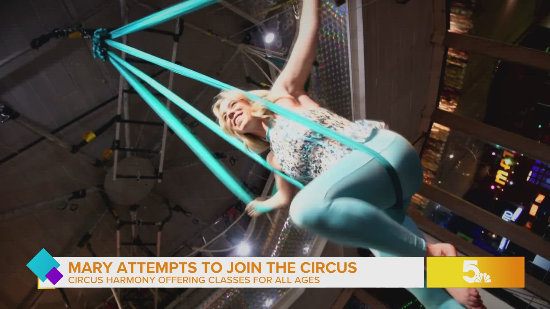 Mary shows us that it is never too late to join the circus!