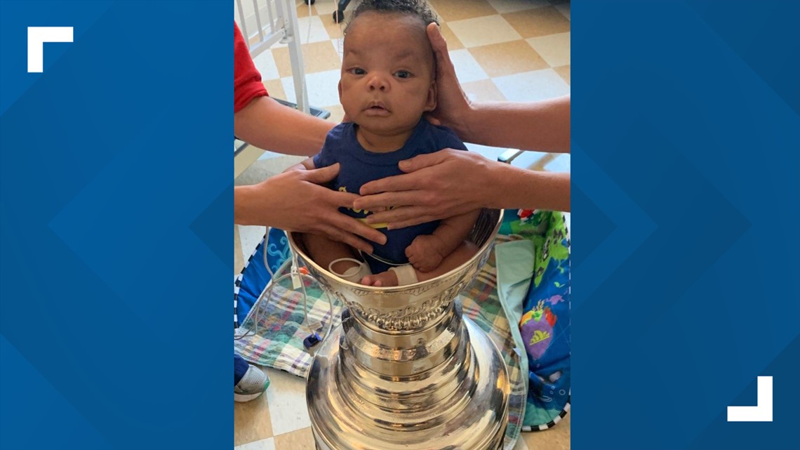 Stanley Cup surprises children at SSM Health Cardinal Glennon Children's  Hospital