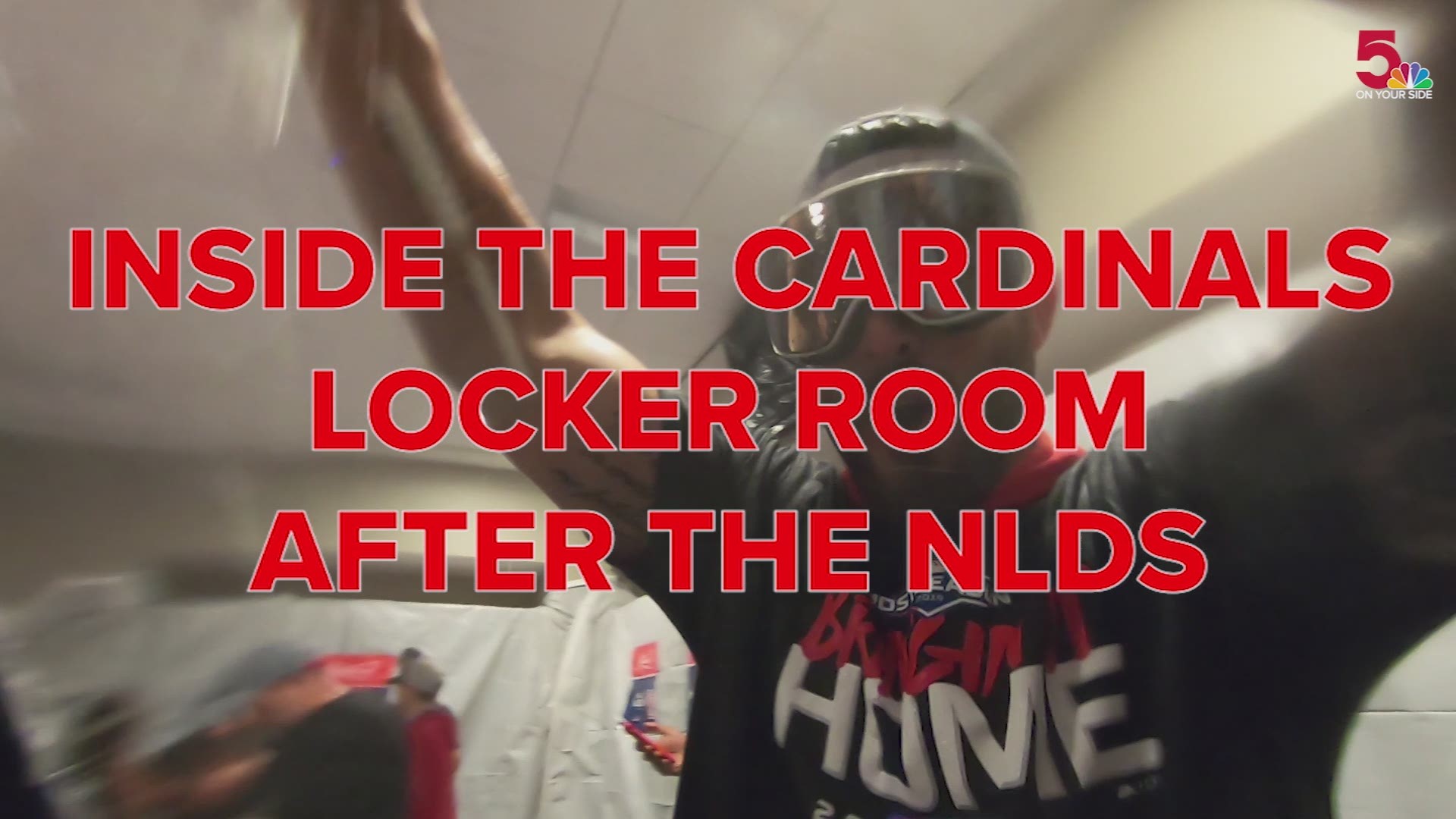 We took a GoPro inside the Cardinals locker room after the NLDS... and let it roll. Here's the best of what we got.