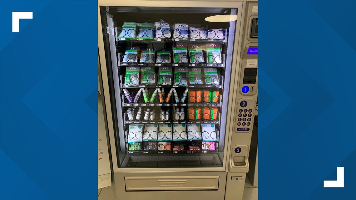 PPE vending machines at St. Louis Lambert Airport | www.ermes-unice.fr