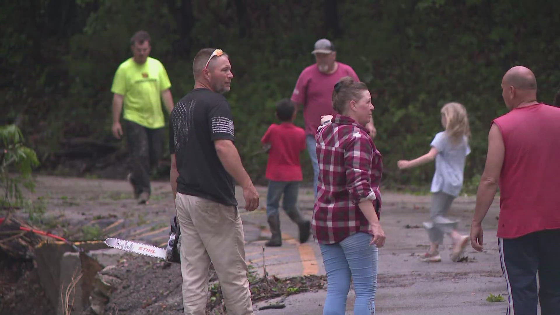 Not only did hail cause problems Wednesday in Jefferson County, but heavy rain moved through the area, leading to flash floods.
