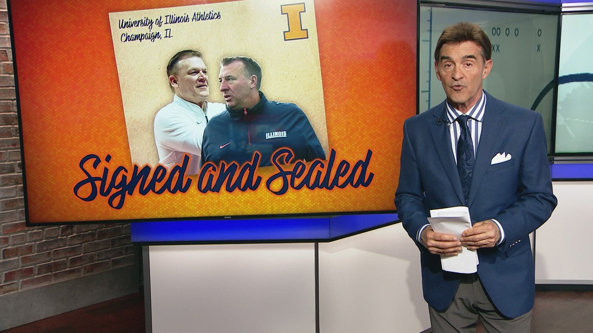 Brad Underwood and Bret Bielema signed contract extensions with Illinois. They are locked up until 2030.