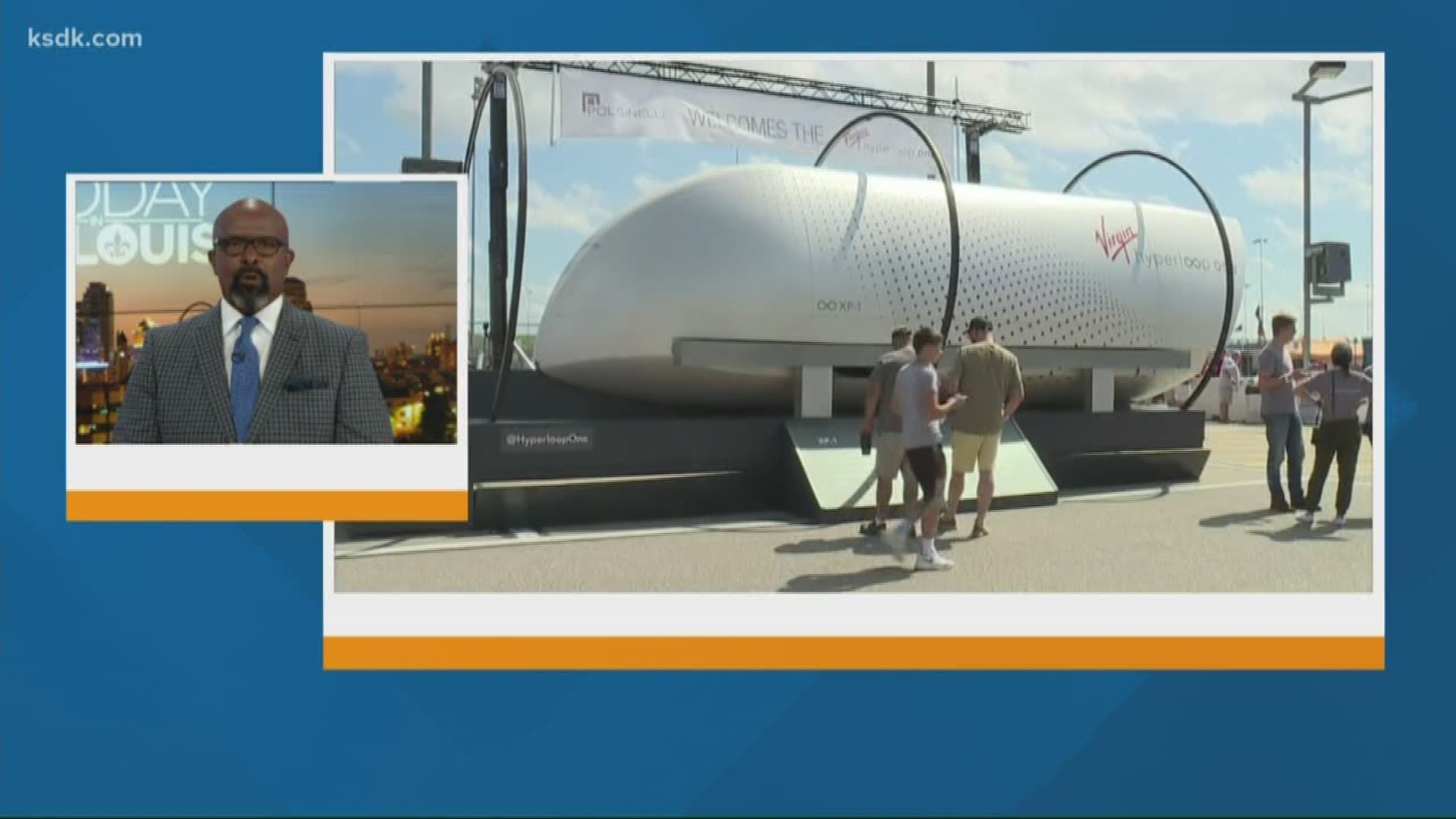 We are one step closer to making the hyperloop from St. Louis to Kansas city a possibility. A test pod was showed off last weekend in Kansas City.