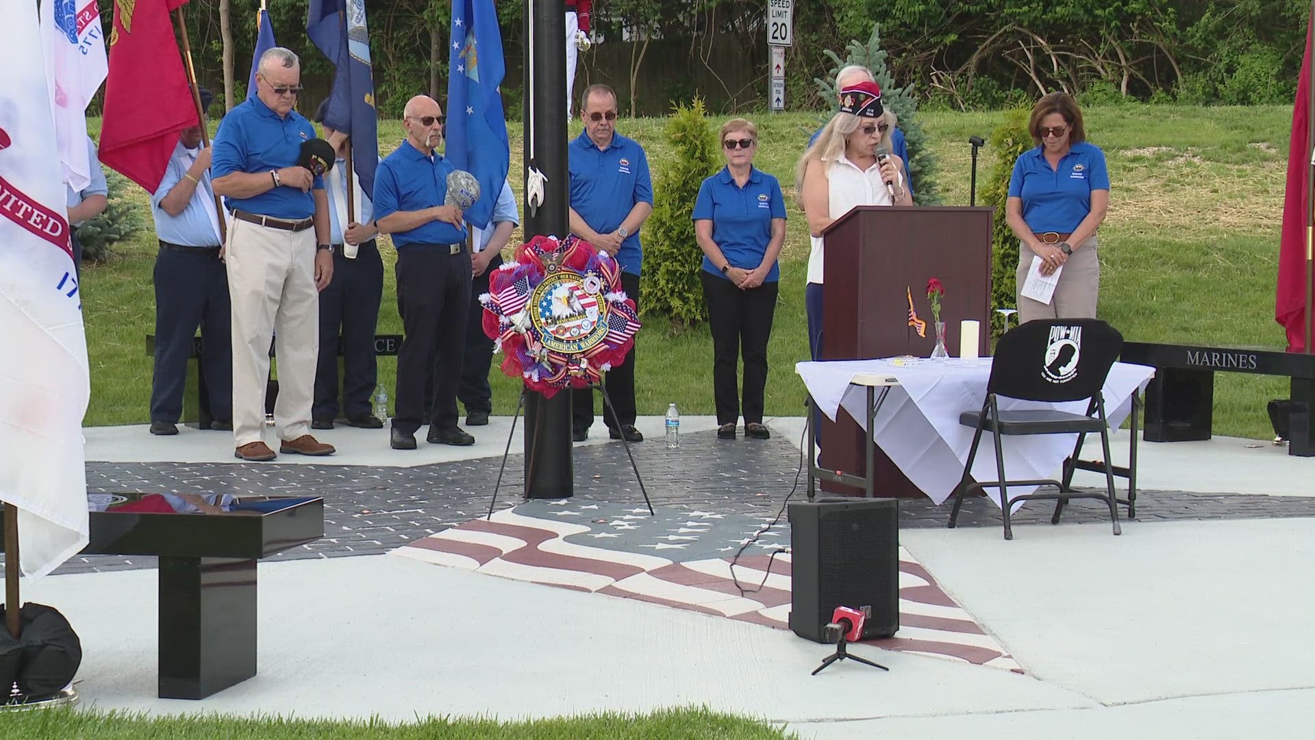The monument took three years to build. Members of the Arnold Veterans Commission were behind the project and held fundraisers to help pay for the memorial.