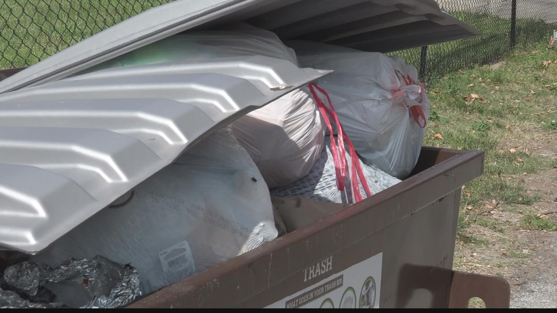 You could wake up to find your trash still sitting at the end of your driveway. It's because several St. Louis waste drivers are holding a sickout.