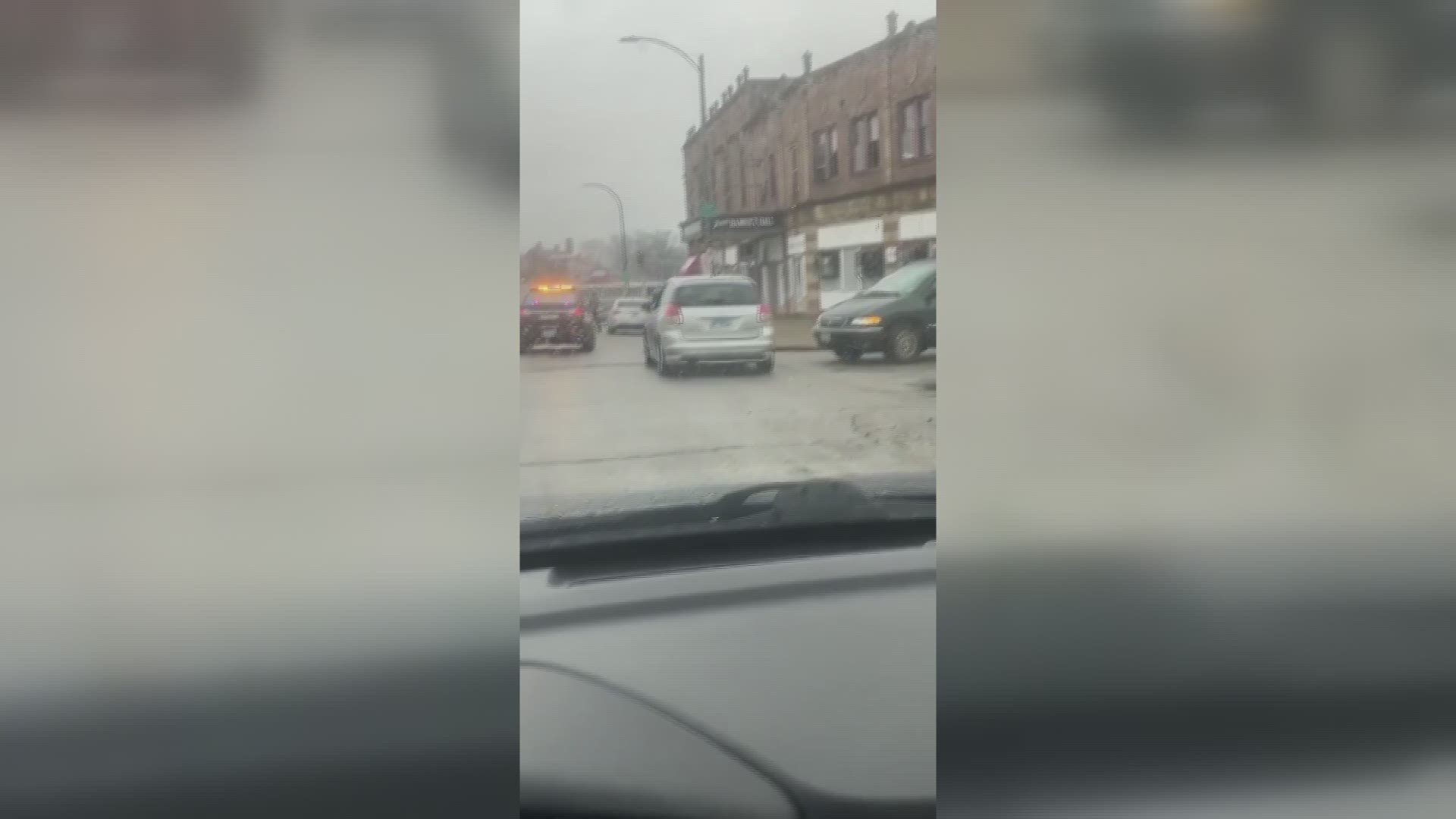 One man was injured after police officers shot him, St. Louis County police confirmed Tuesday afternoon. Cell phone video courtesy Roland Garner.