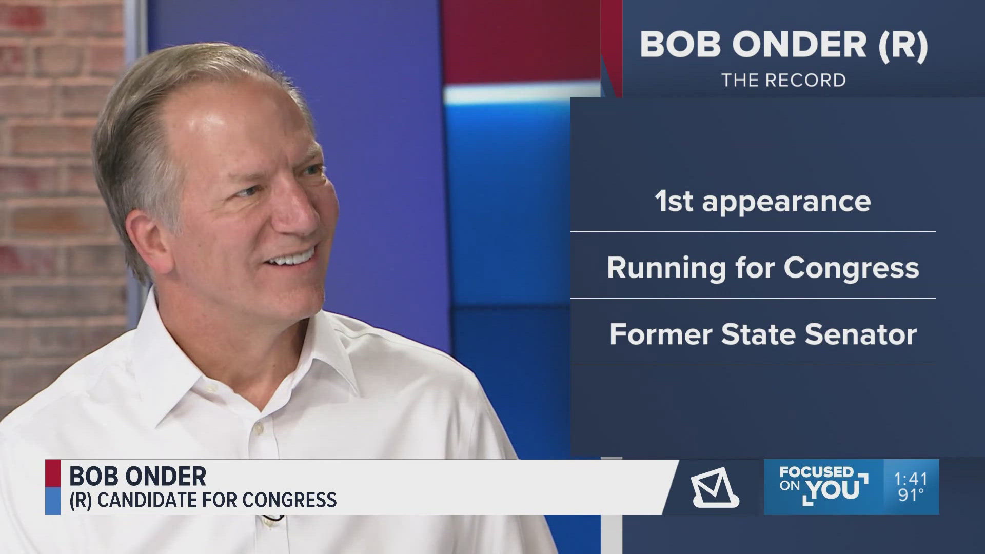 Bob Onder is running for U.S. House in Missouri's Third Congressional District. The Republican sits with Mark Maxwell on The Record.