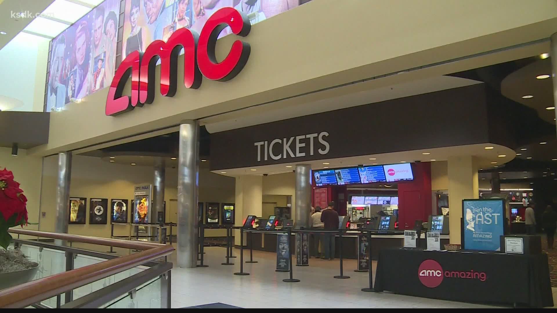 AMC is reopening 100 theatres nationwide Thursday, including one in St. Charles