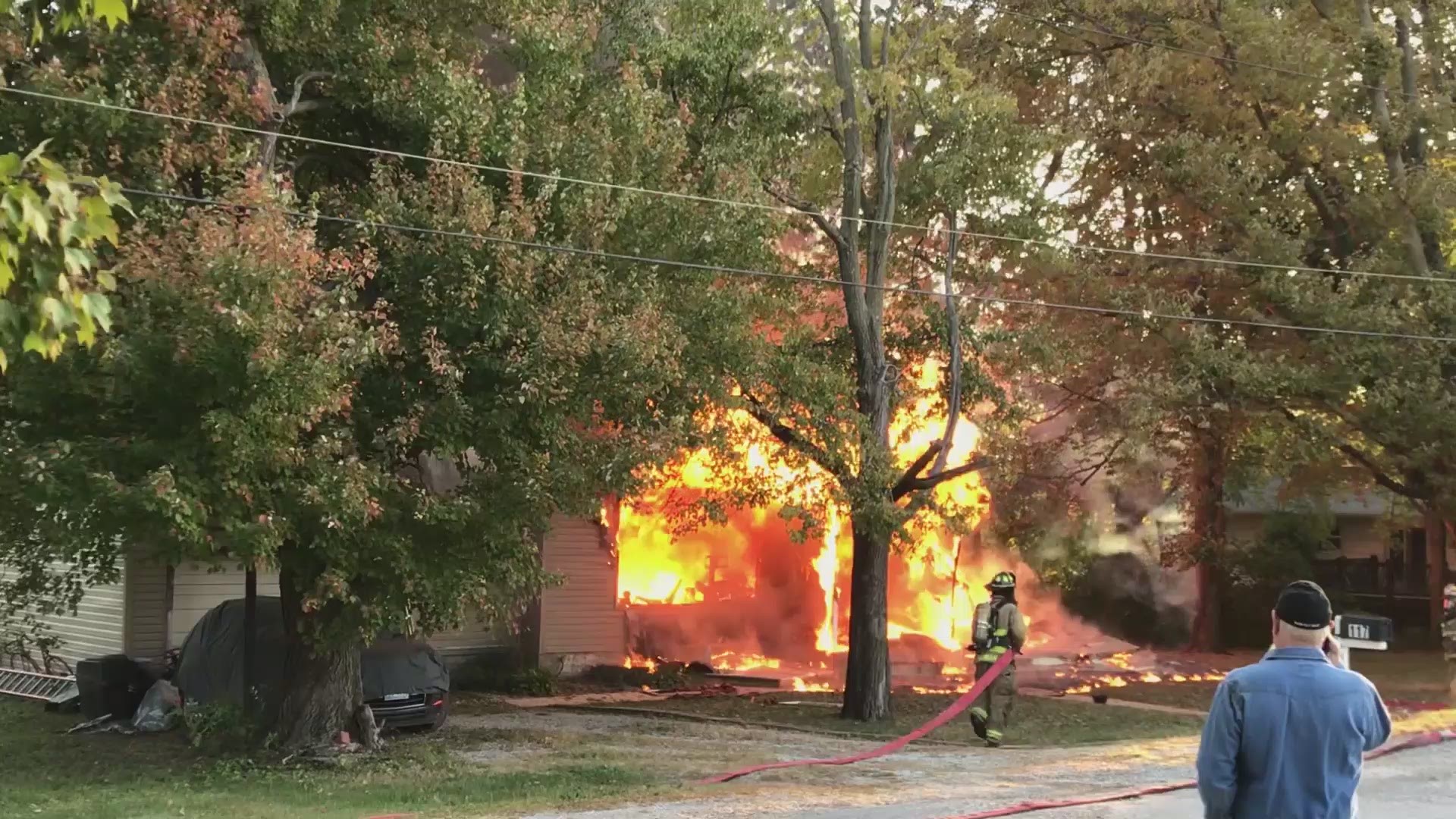 A couple lost their home in an explosion in Columbia early Friday morning.