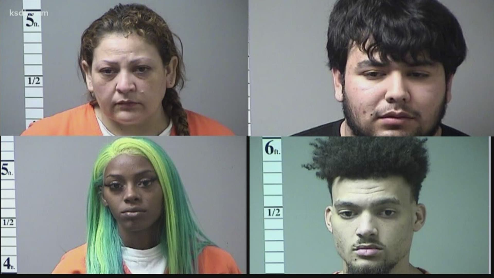 St. Charles County police believe they may have stopped nearly two pounds of heroin from hitting the streets after stopping a black Honda Civic Monday.