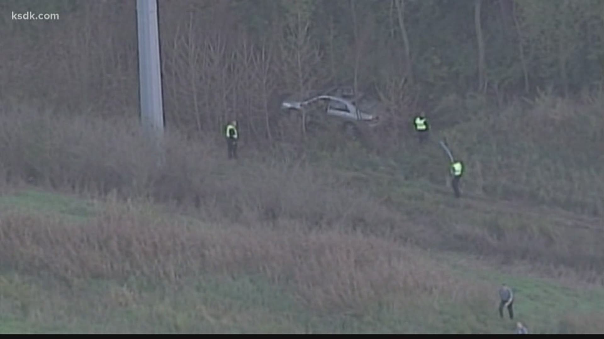 Crash investigators determined Linneman's car ran off of Interstate 470 and went down a 50-foot incline.