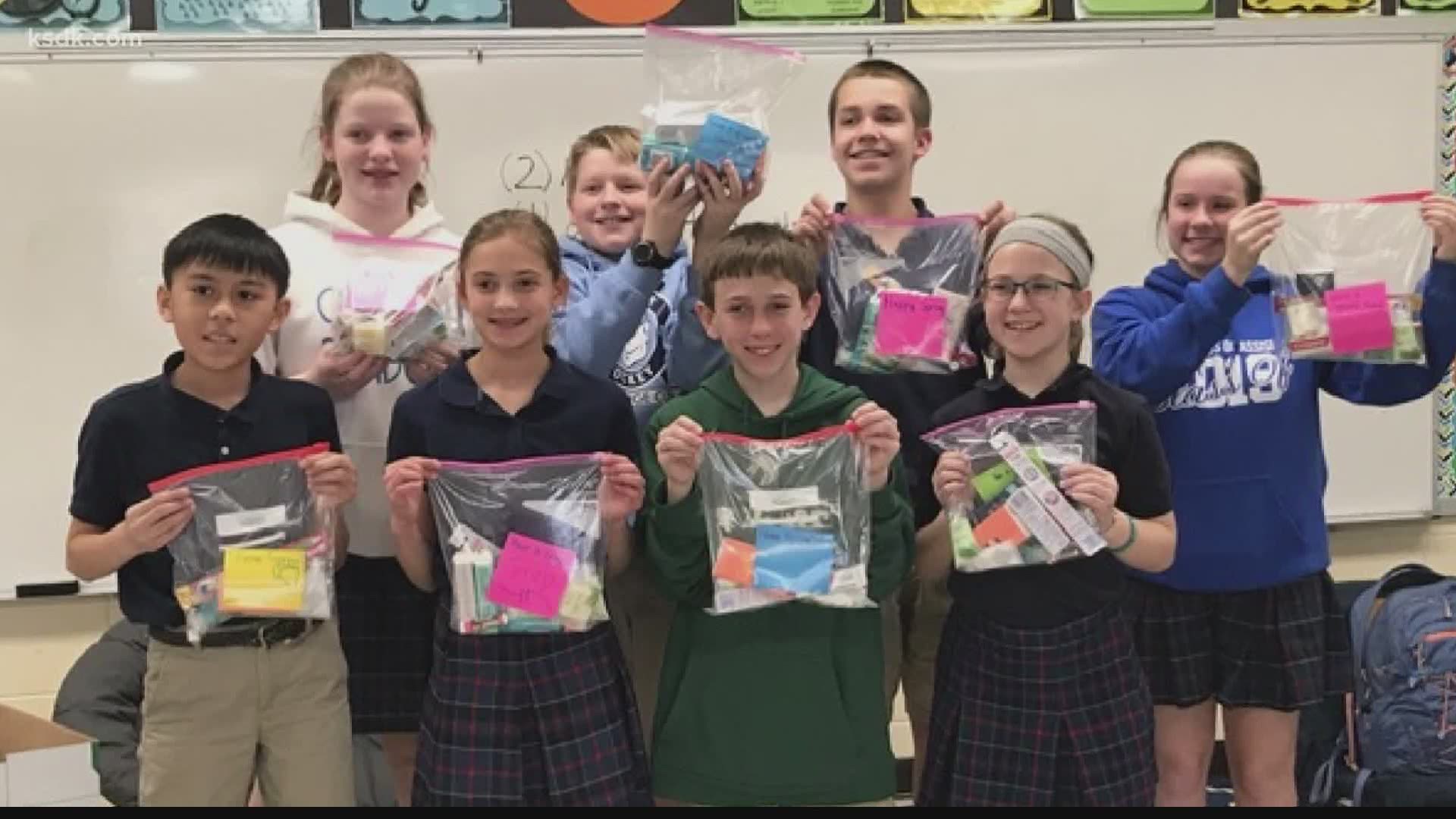 Students raised money in South County to help families who can't afford a washer and dryer