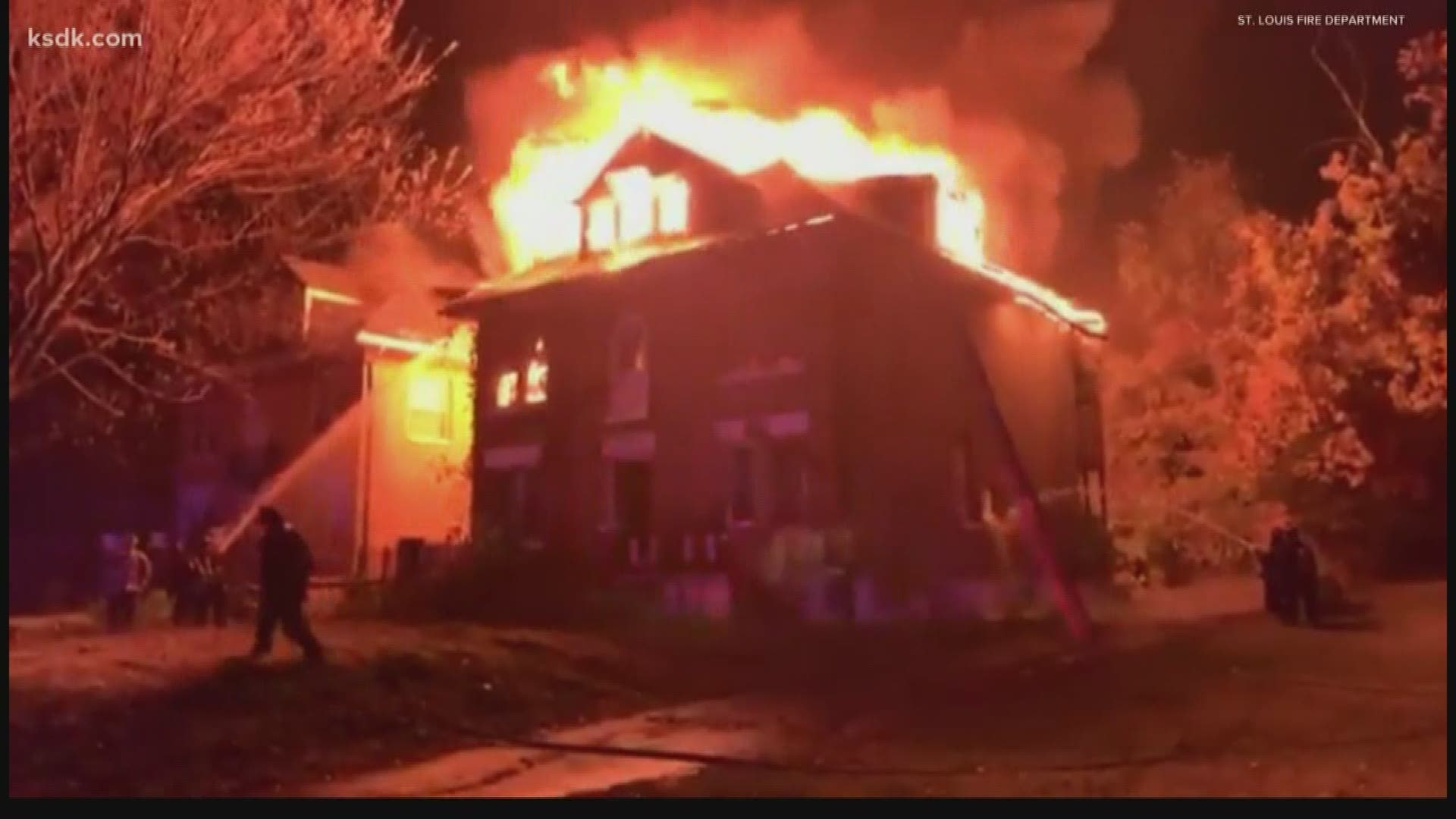 2 injured in north St. Louis fire