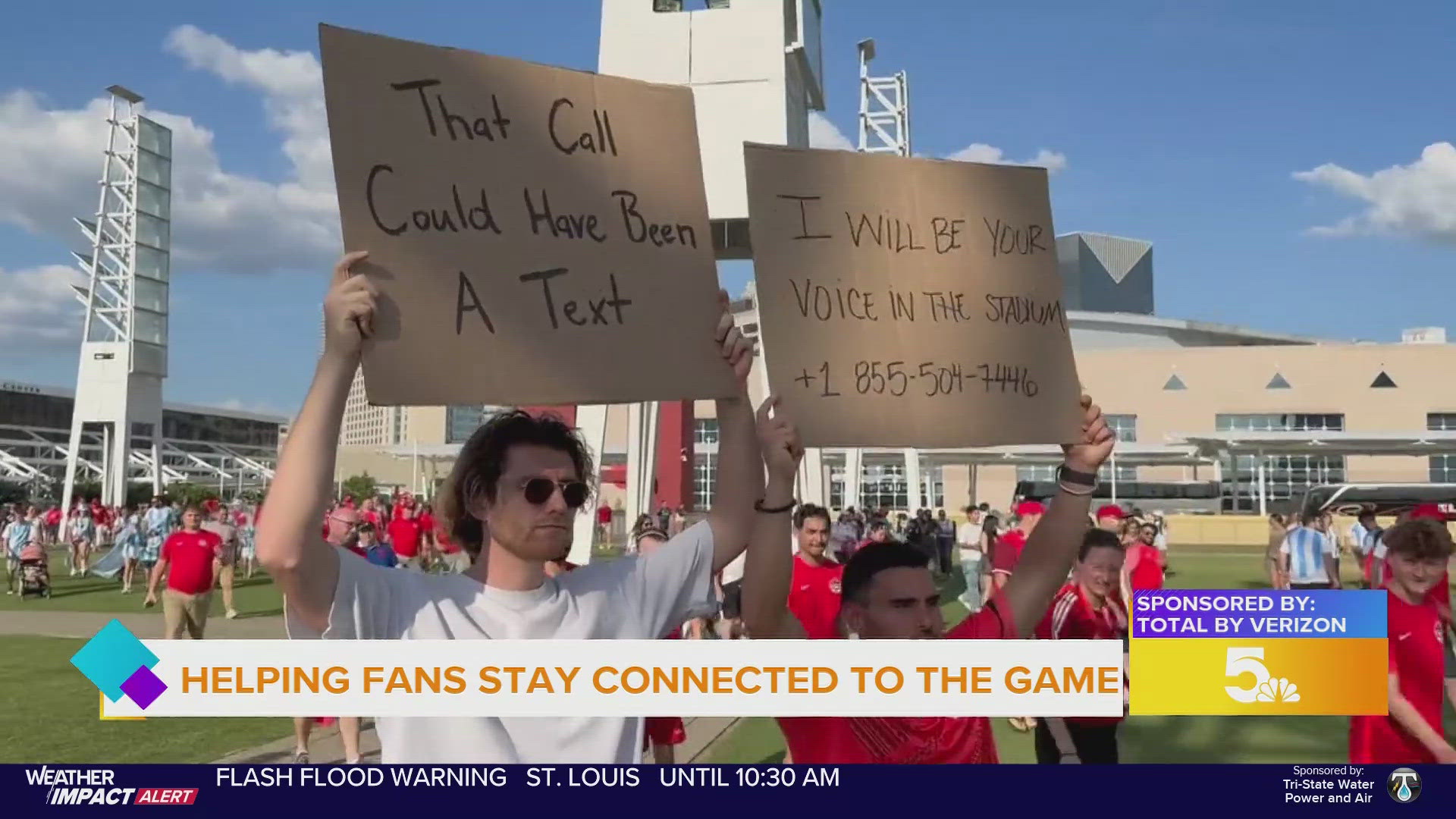 Total by Verizon launched its Text-to-Sign campaign that invites fans to send a text with a message in support of their favorite teams and players.