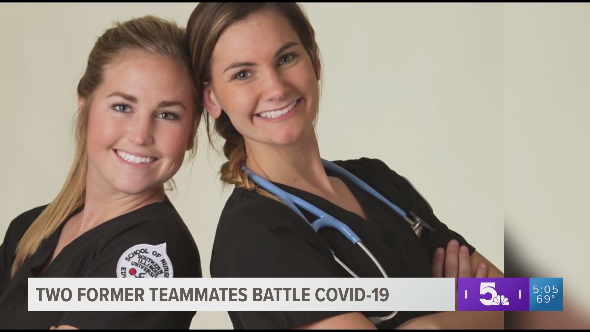 Battle-tested on the soccer field for years, the two are now braving a pandemic as registered nurses two years removed from college