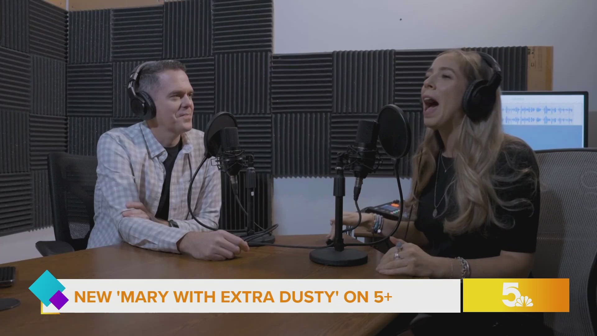 Dusty from 93.7 the Bull and Mary Caltrider chat when live TV goes wrong.