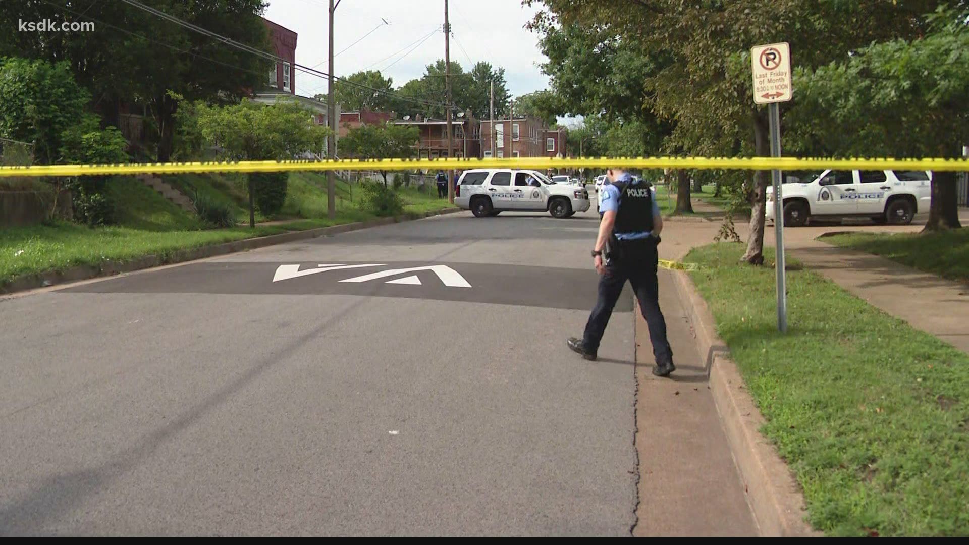 A 7-year-old boy and a 15-year-old girl were injured in a shooting near Osage St. in St. Louis. Police say teens fighting fired the shots.