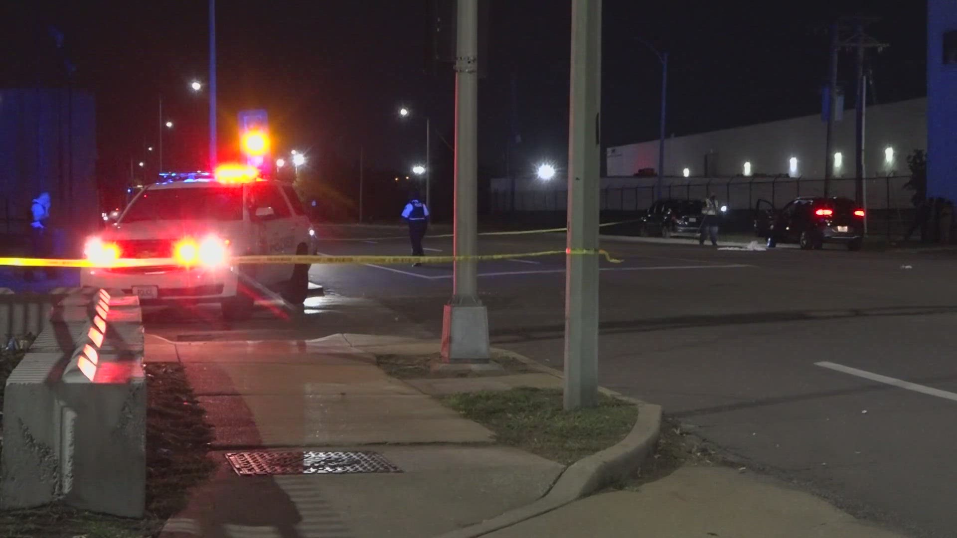 The crash happened at about 2:25 a.m. at Natural Bridge and Arlington avenues. The pedestrian was taken to a hospital, where he later died.