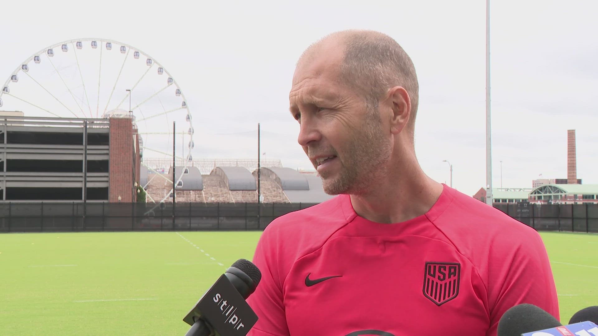 USMNT head coach Gregg Berhalter says he has views St. Louis as the soccer capital of the United States. His team will play a friendly at CITYPARK on Saturday.