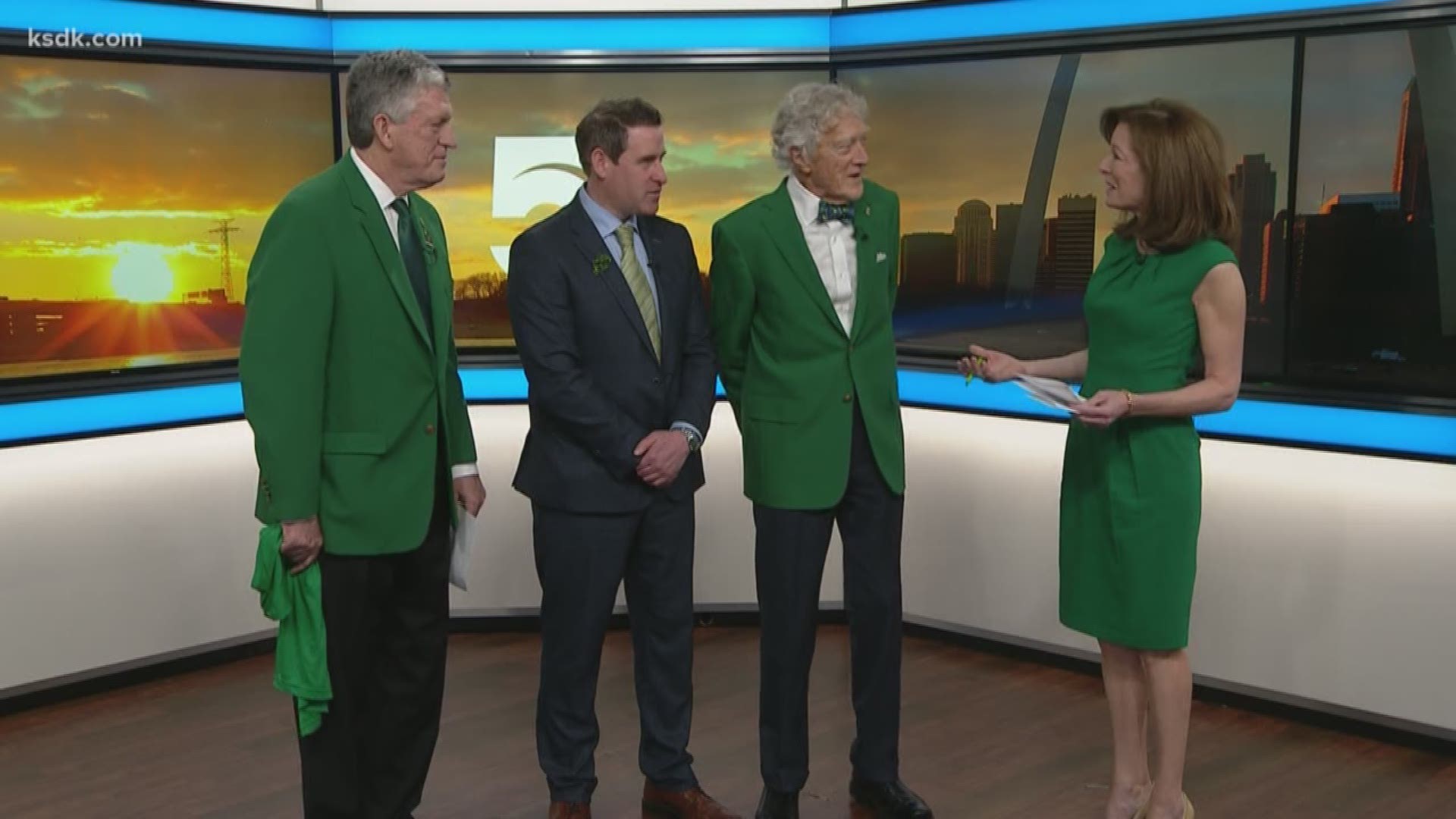 Interview 50th downtown St. Patrick's Day Parade and run