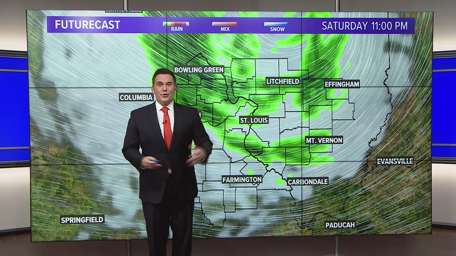 St. Louis Missouri weather forecast update and radar tracker