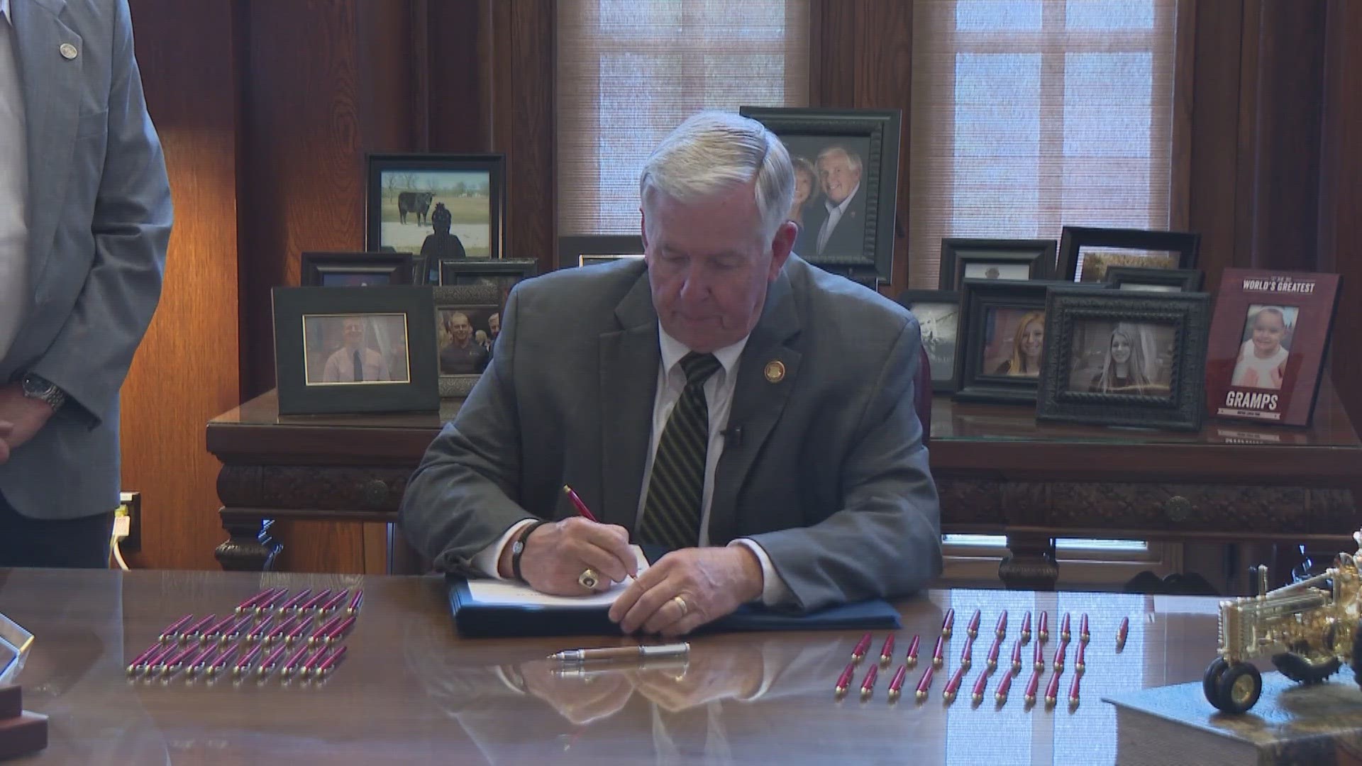 Gov. Parson signs bills on youth transgender care, participation in sports. Beginning Aug. 28, Missouri health care providers won't be able to fill prescriptions.