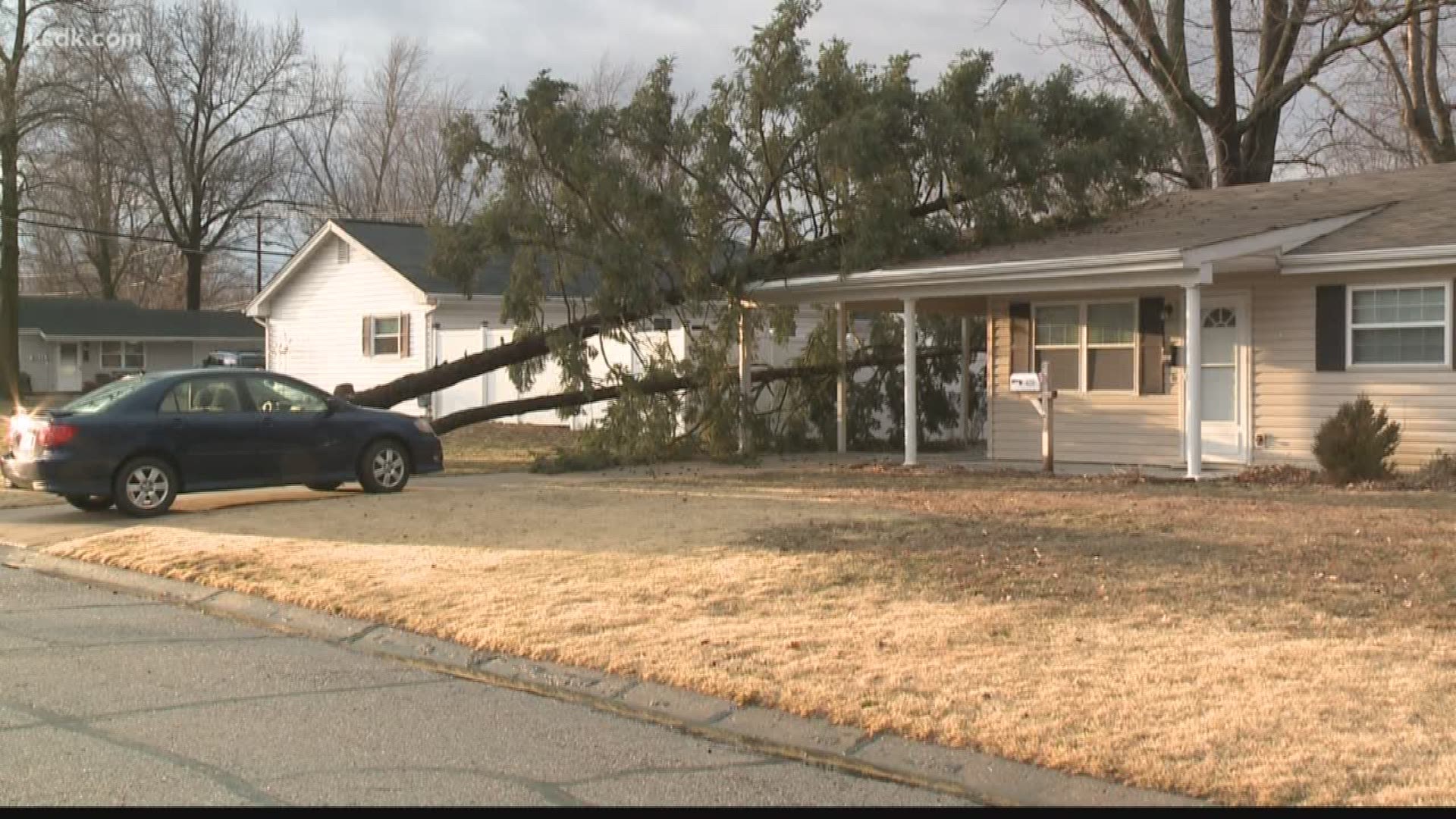 5 On Your Side Meteorologist Scott Connell said around 3 p.m. wind gusts were around 66 miles per hour near St. Charles