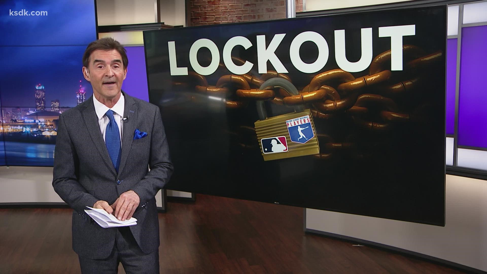 The owners' lockout of the players could endanger the start of the MLB season.