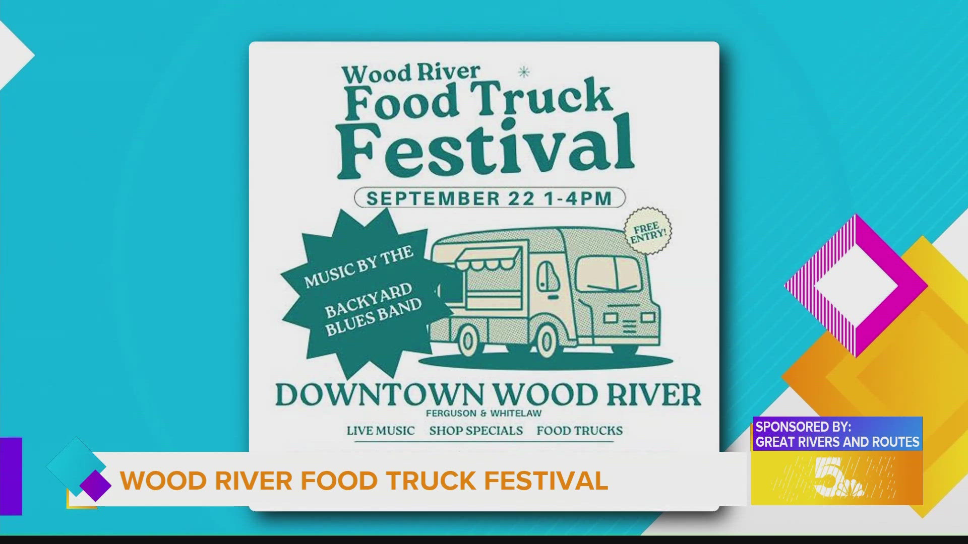 There will be live music, food trucks, and more this Sunday in Downtown Wood River, IL