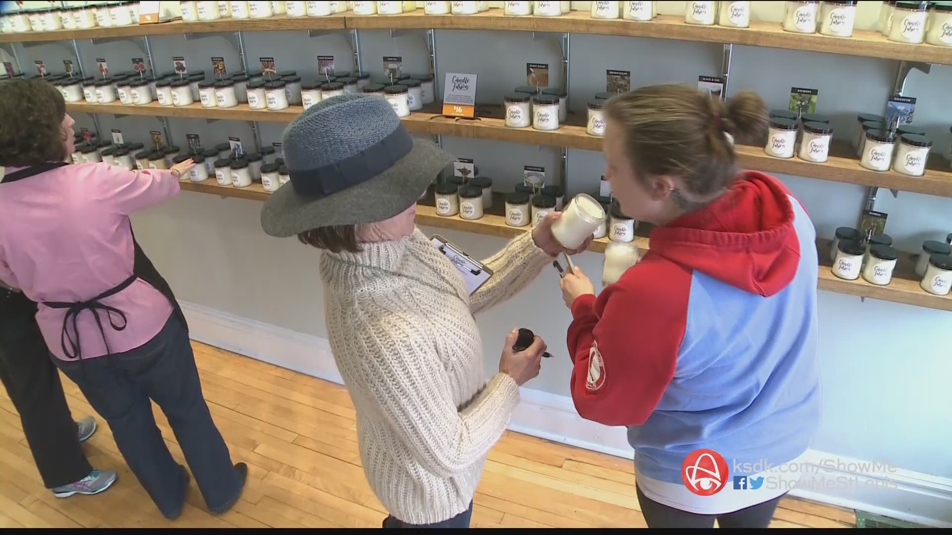 There's a new studio in town where you can combine aromas like maple syrup, cake batter and hot cocoa to make your own personal candle. Jimmy V. stopped by Candle Fusion to see how they're lighting up the Central West End.